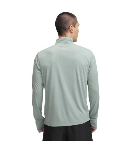 Mens Launch Quarter Zip Track Top Green Under Armour