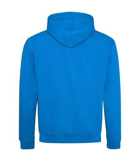 Sweat À Capuche Varsity Femme Bleu Saphir Orange Vif Awdis