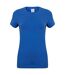 Skinni Fit Womens/Ladies Feel Good Stretch Short Sleeve T-Shirt (Royal) - UTRW4422