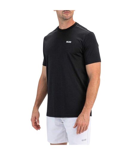 T-shirt Manches Courtes Sport Motif/style Logo Homme Noir Sjeng Sports