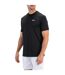T-shirt Manches Courtes Sport Motif/style Logo Homme Noir Sjeng Sports-3