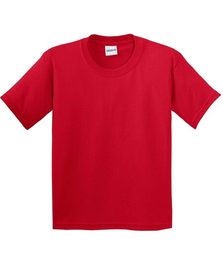 T-shirt doux enfant rouge Gildan