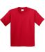 T-shirt doux enfant rouge Gildan-1