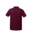 Russell Mens Pure Organic Polo (Burgundy)
