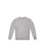 Unisex adult id.332 crew neck sweatshirt sport grey B&C-1