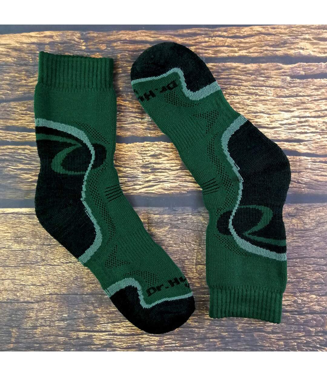 1 Pack Mens Thick Warm Merino Wool Thermal Hiking Socks-3