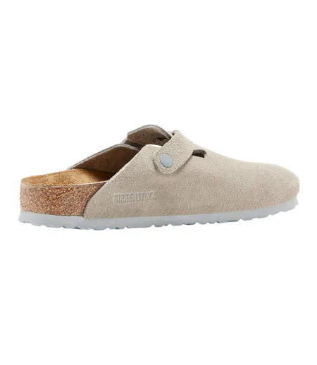 Sabots Boston Adulte Beige Gris Birkenstock
