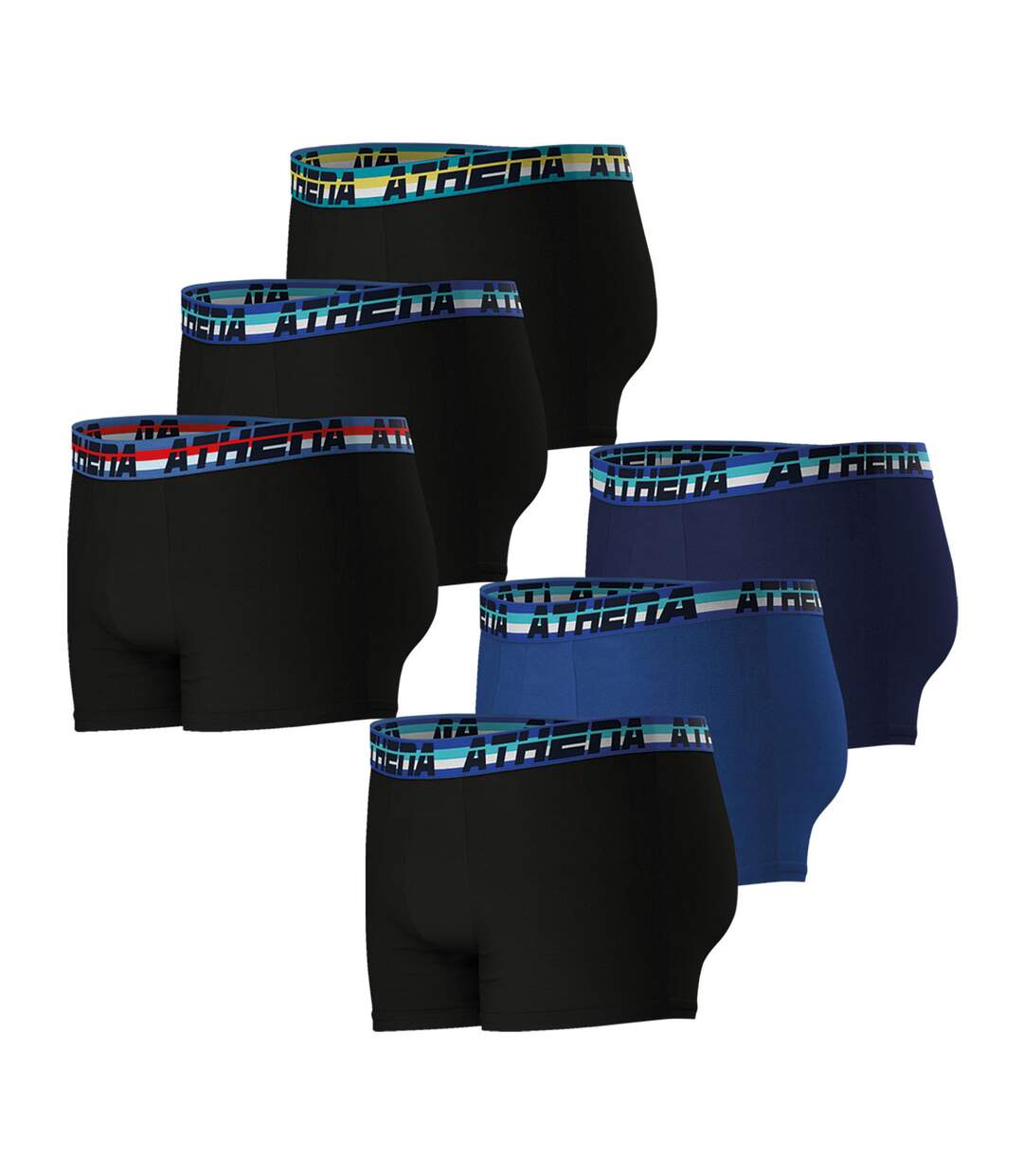 Lot de 6 boxers homme Full Stretch