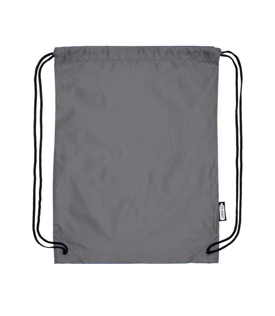 Oriole Recycled Drawstring Backpack One Size Grey Bullet-2