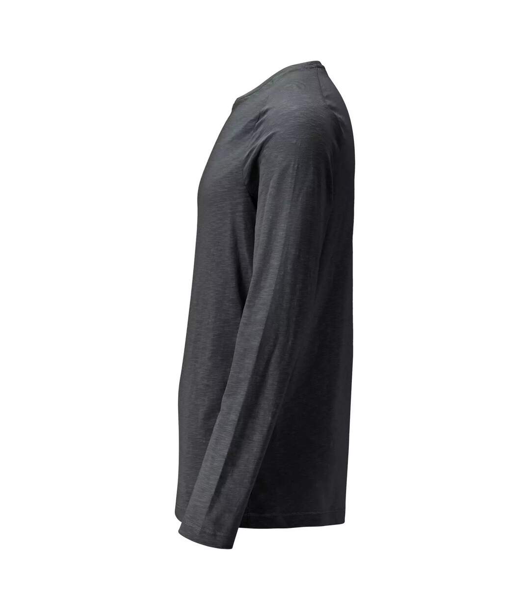 T-shirt Manches Longues Customised Homme Gris Pierre Mascot-3