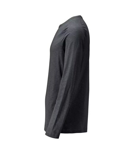 T-shirt Manches Longues Customised Homme Gris Pierre Mascot