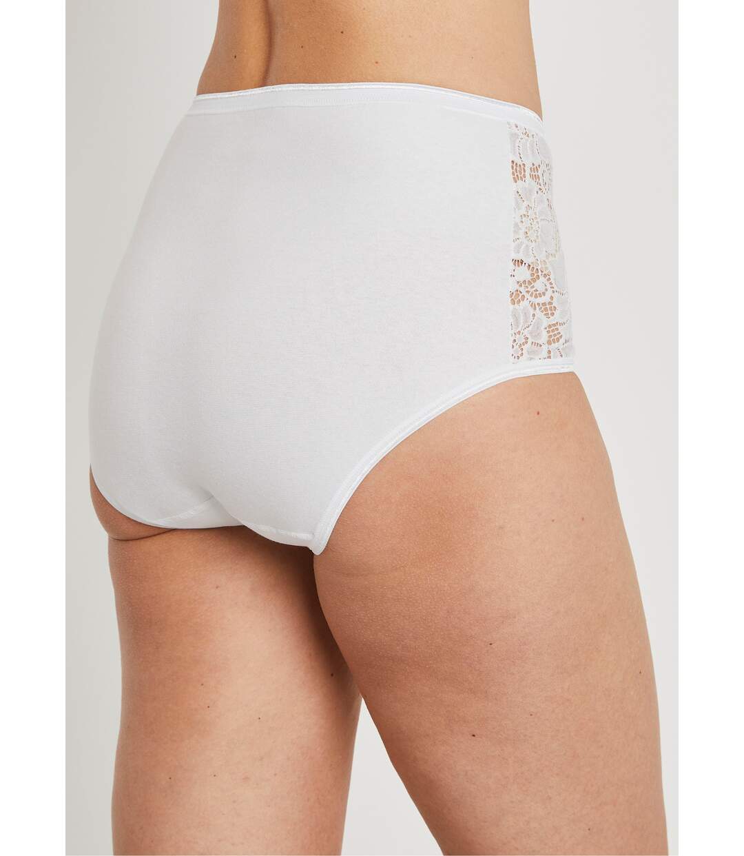 Culottes taille haute dentelle - lot de 2-2