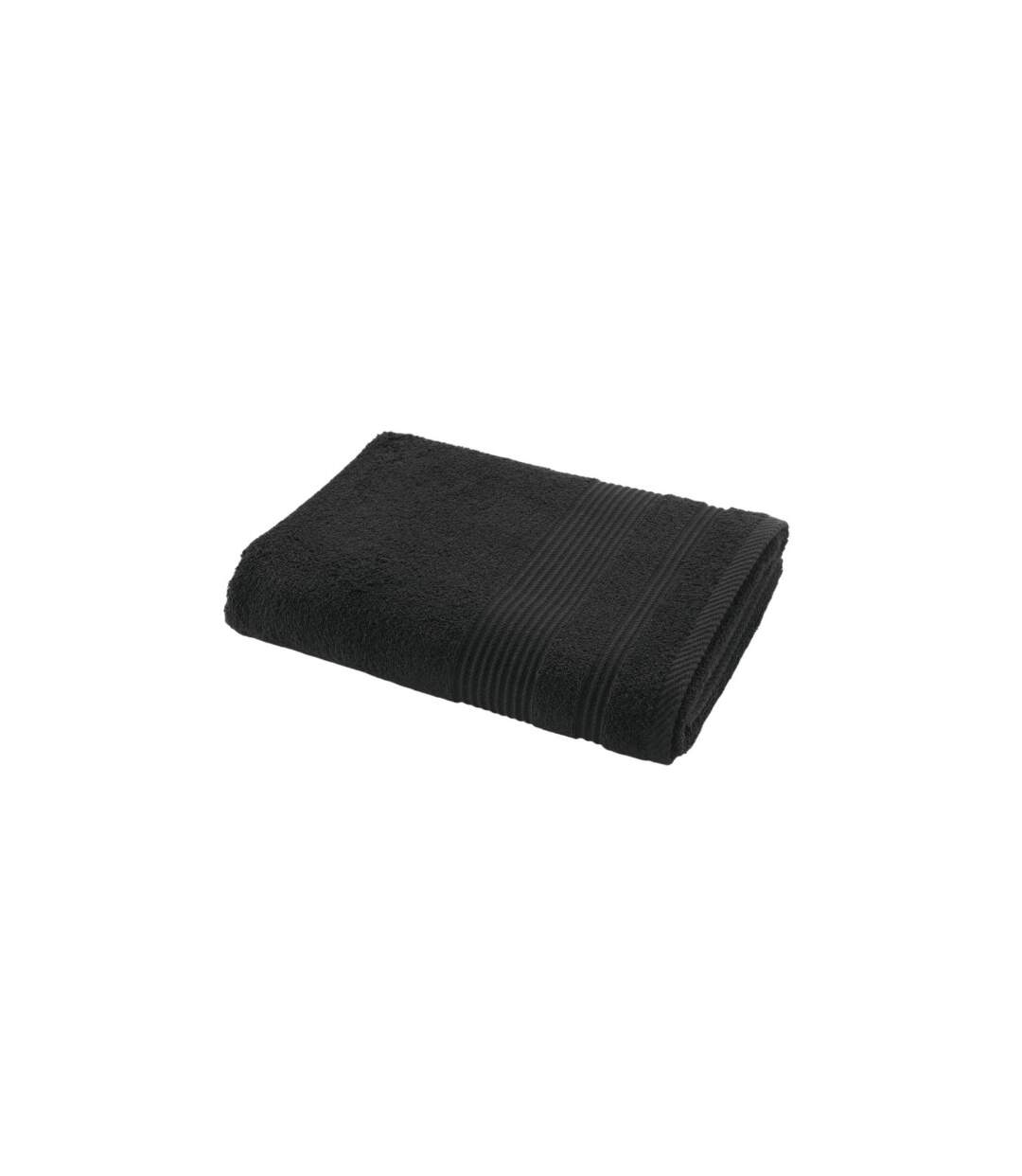 Drap de Douche Tendresse 70x130cm Noir-1