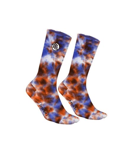 DRAGON BALL Z Chaussettes Homme Coton TYEKAM Orange Bleu CAPSLAB