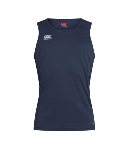 Mens Club Dry Tank Top Navy Canterbury