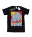 Disney - T-shirt DUMBO PORTRAIT - Femme (Noir) - UTBI16980-1