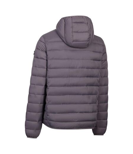 Veste Isolante Unie Et Légère À Capuche Rayton Homme Gris Foncé Trespass