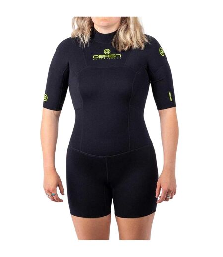 Womens/ladies Zipped Tight Wetsuit Black O´Brien