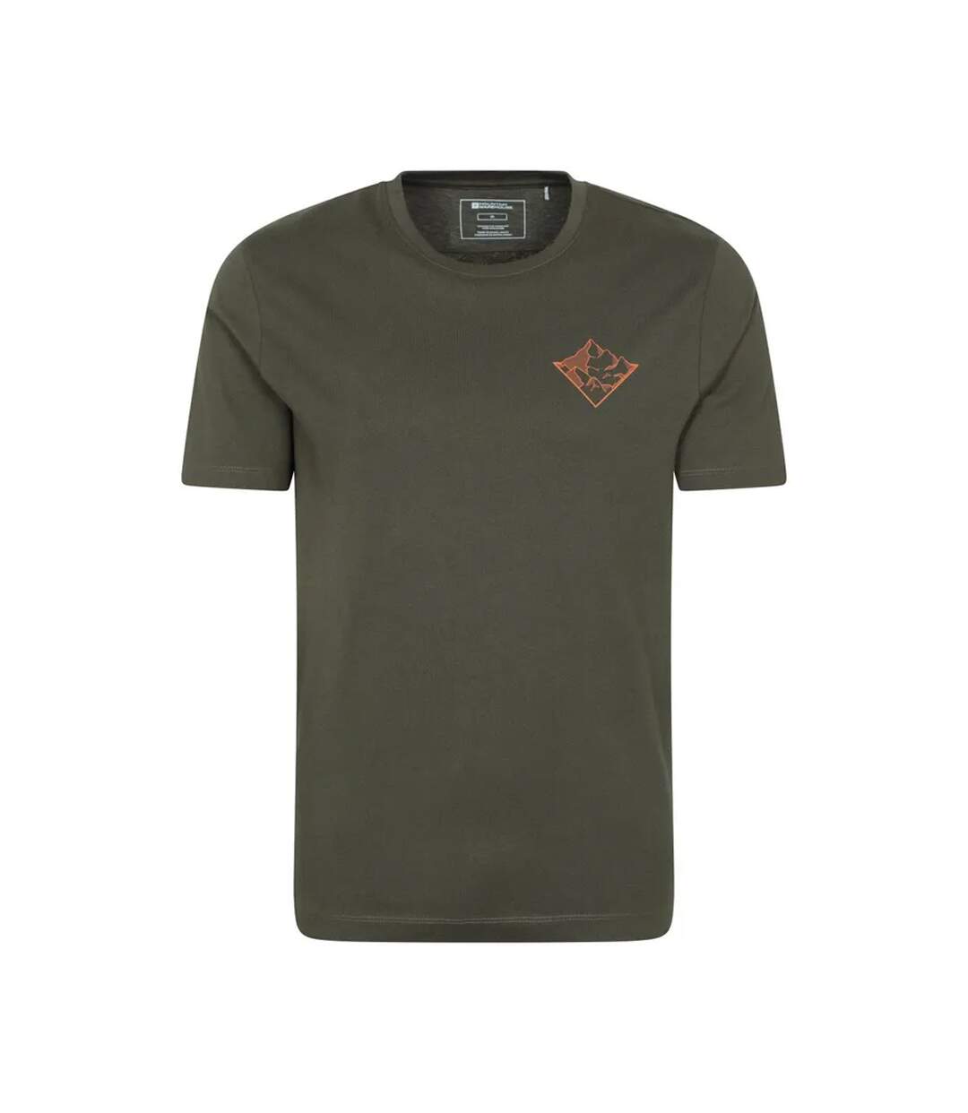 Mens 3 Peaks Cotton T-shirt Green Mountain Warehouse-2