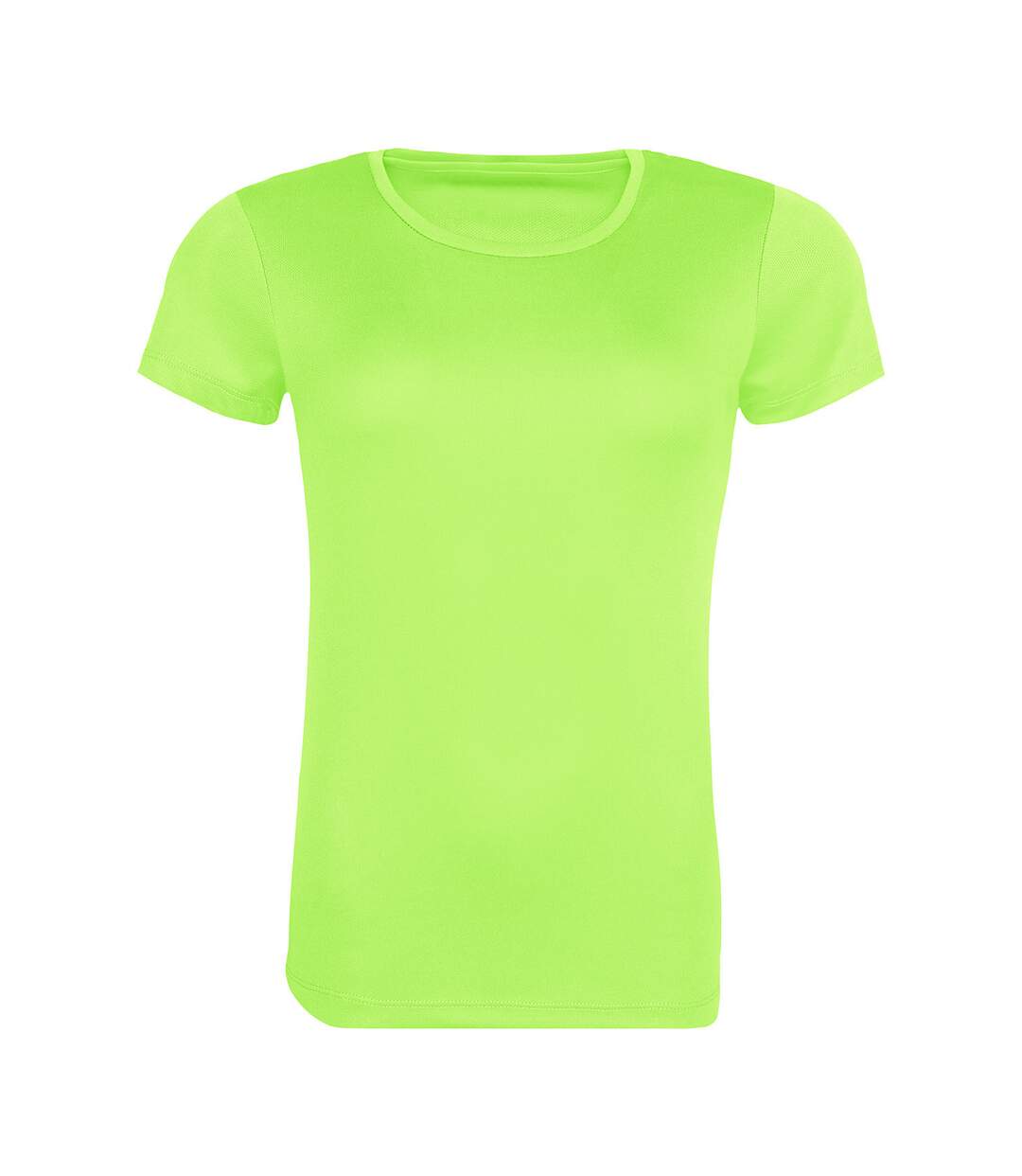 T-shirt cool femme vert vif Awdis-1