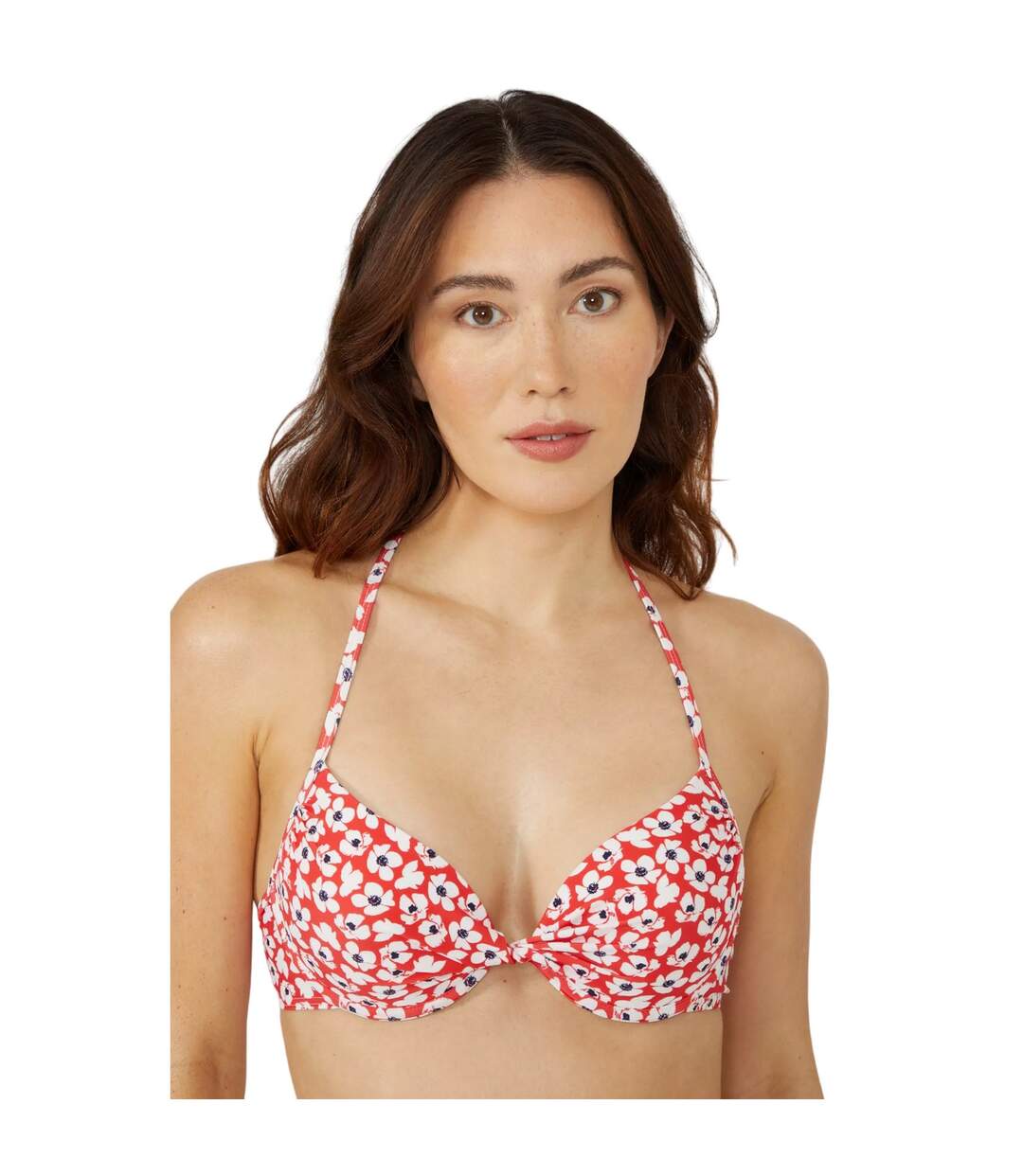 Haut de maillot de bain femme rouge Debenhams-1