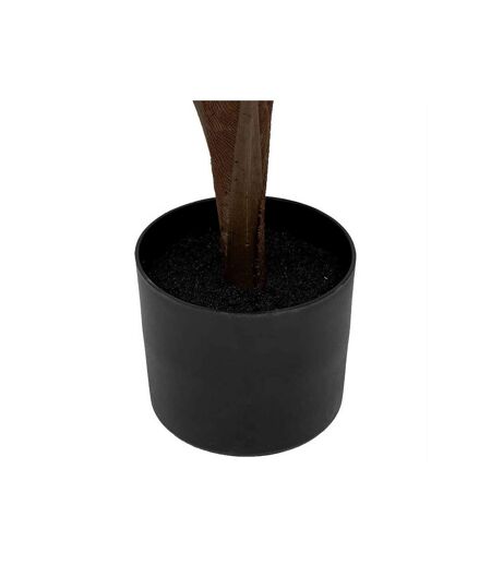Plante Artificielle en Pot Palmier 120cm Noir