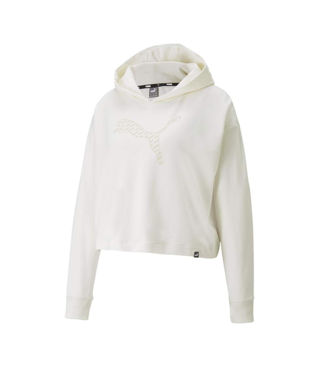 Sweat à Capuche Beige Femme Puma Power Summer - L-1