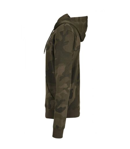 Sweat À Capuche Adulte Vert Camouflage Build Your Brand