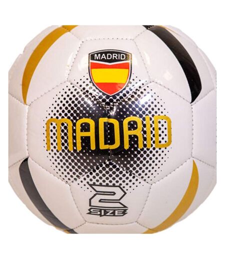 MADRID mini ballon blanc/noir/dore sport zone