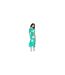 Womens/ladies floral tall flutter midi dress green Dorothy Perkins-2