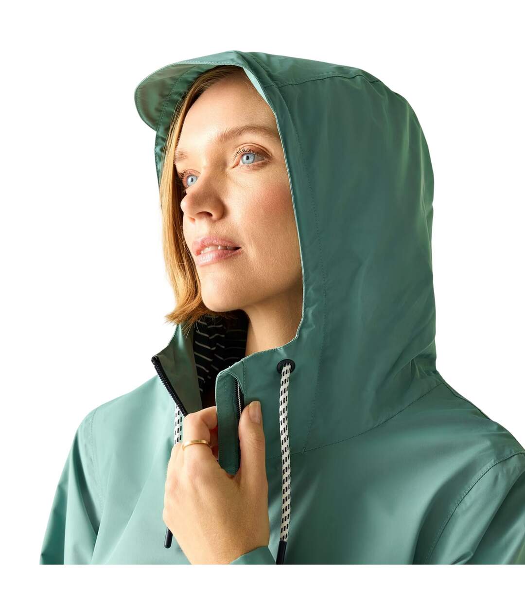 Womens/ladies Bayletta Waterproof Jacket Ivy Moss Regatta-4