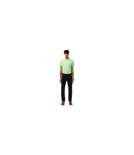 Mens Denim Logo Slim Jeans Indigo Lacoste