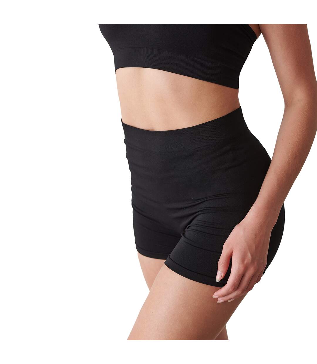 Tombo Womens/Ladies Seamless Shorts (Black) - UTRW8389-1