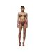 Bas De Maillot De Bain Motif/style Monogramme Ivy Park Femme Marron Rose Adidas-1