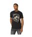 T-shirt Skullmatic Homme Noir Duck And Cover-4