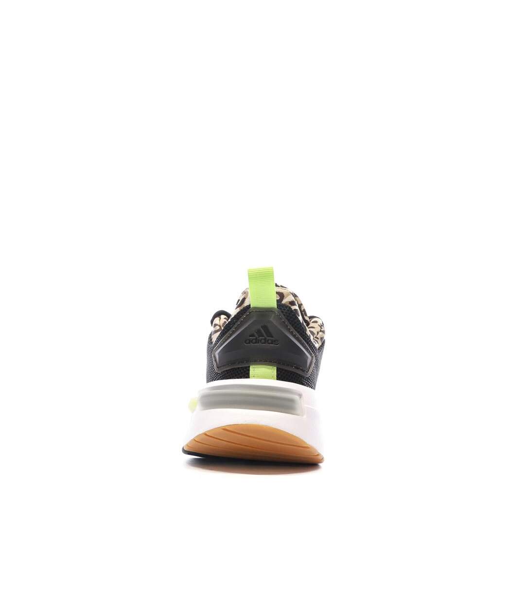 Chaussures de running noires/jaunes femme adidas racer-3