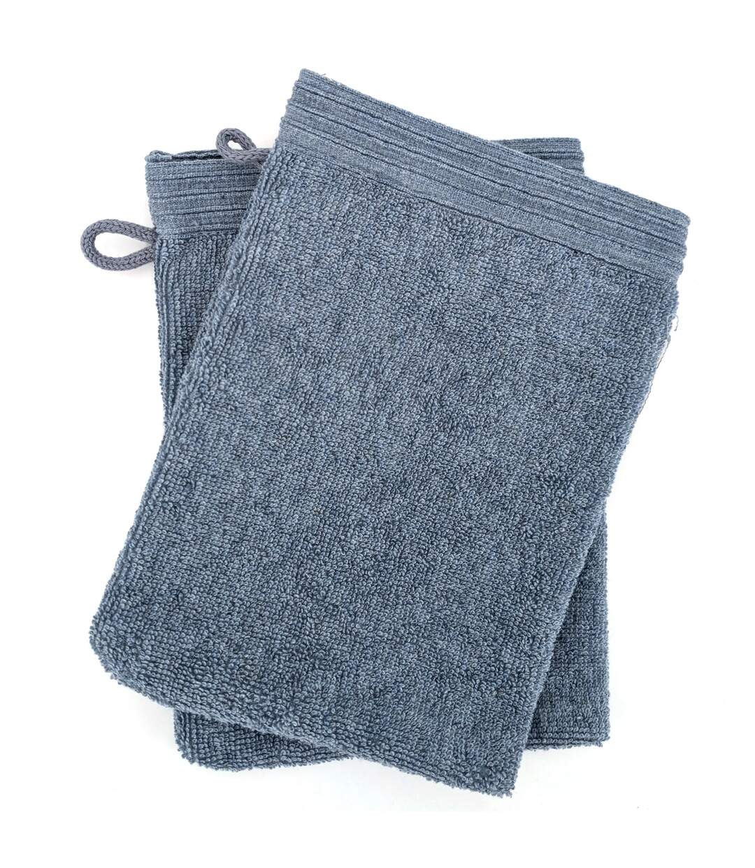 Gant de toilette collection DENIM Quadrillé-1