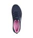 Womens/ladies summit geometric trainers navy/pink Skechers-4