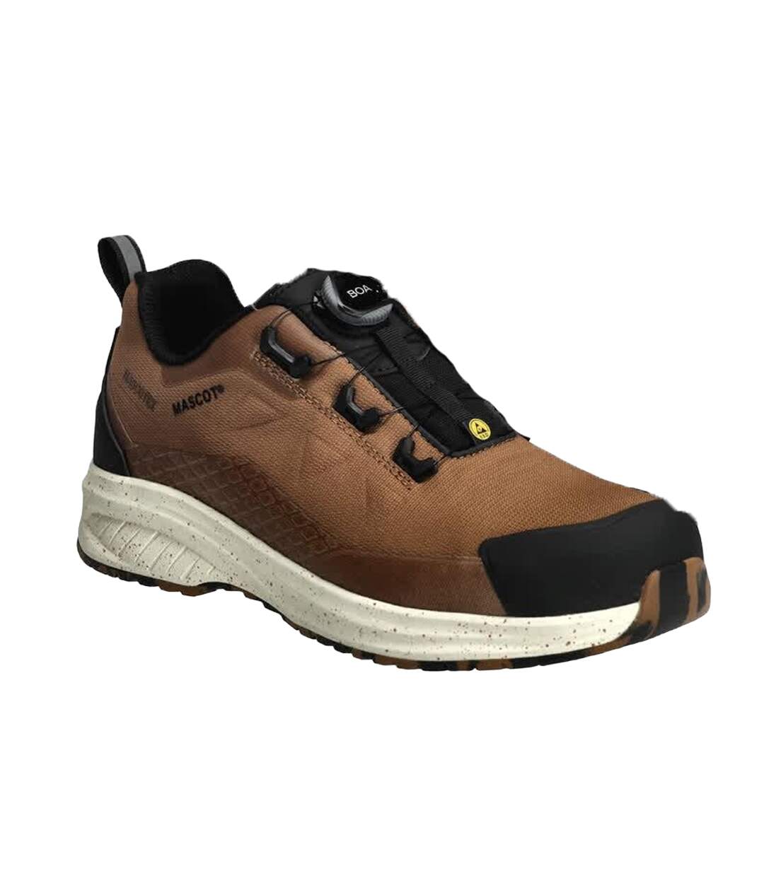Womens/ladies Footwear Customized Safety Shoes Nut Brown Mascot-1