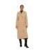 Womens/ladies maxi double-breasted coat camel Dorothy Perkins-1