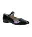 Chaussures Mary Jane Melissa Femme Noir Verni Hush Puppies-1