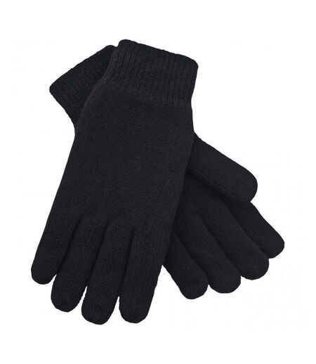 Trespass Mens Bargo Knitted Gloves (Black) - UTTP819