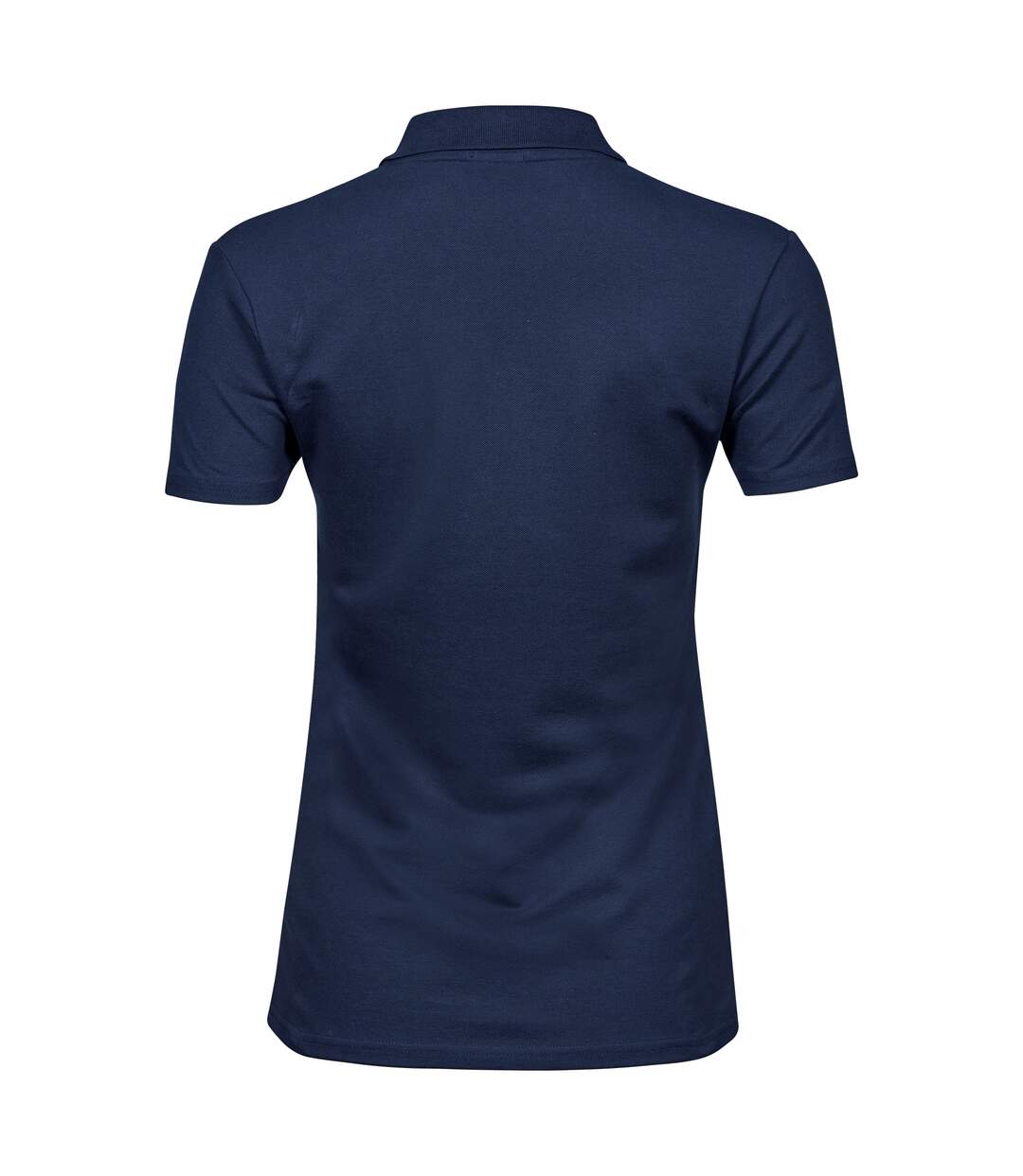 Womens/ladies Luxury Stretch Polo Shirt Navy Tee Jays-2