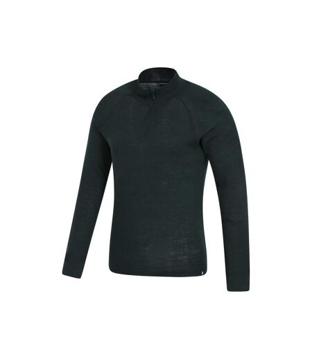 Haut Thermique Merino Homme Vert Foncé Mountain Warehouse