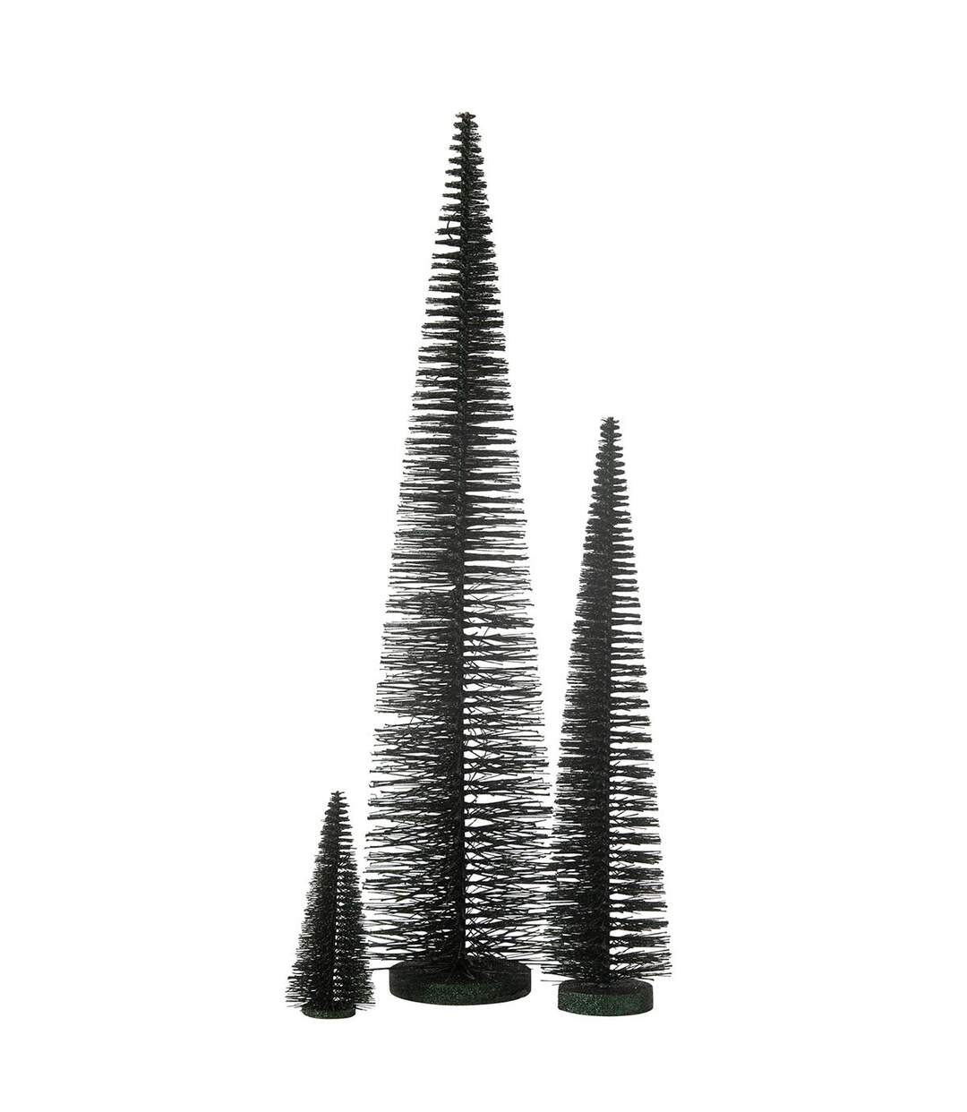 Sapin de Noël Déco Pailleté Josh 61cm Vert Foncé-2