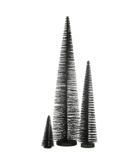 Sapin de Noël Déco Pailleté Josh 61cm Vert Foncé