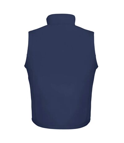 Mens core printable soft shell bodywarmer navy Result