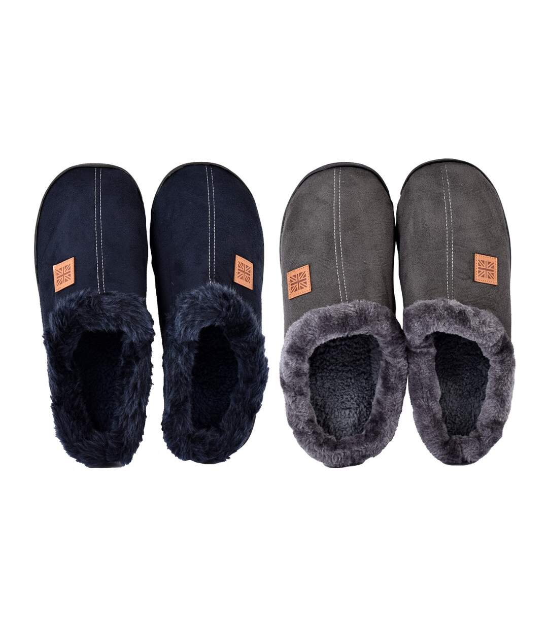 Pantoufle HOMME SUEDINE - Pack de DE-3