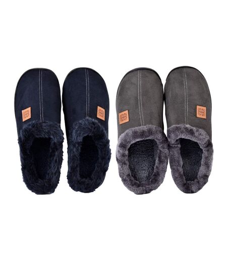 Pantoufle HOMME SUEDINE - Pack de DE