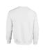 Unisex Adult Plain Heavy Blend Crew Neck Sweatshirt White Gildan-2